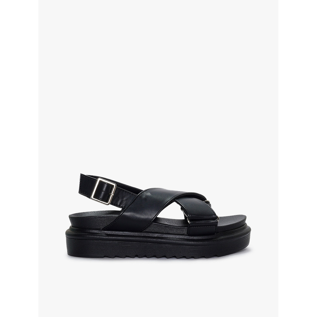 Payless Brash Royalty Womens Atlas Footbed - Black_05