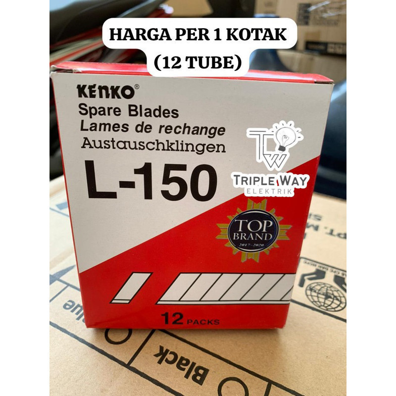 

REFILL cutter BESAR L150 Kenko (harga untuk 1 kotak 12tube)