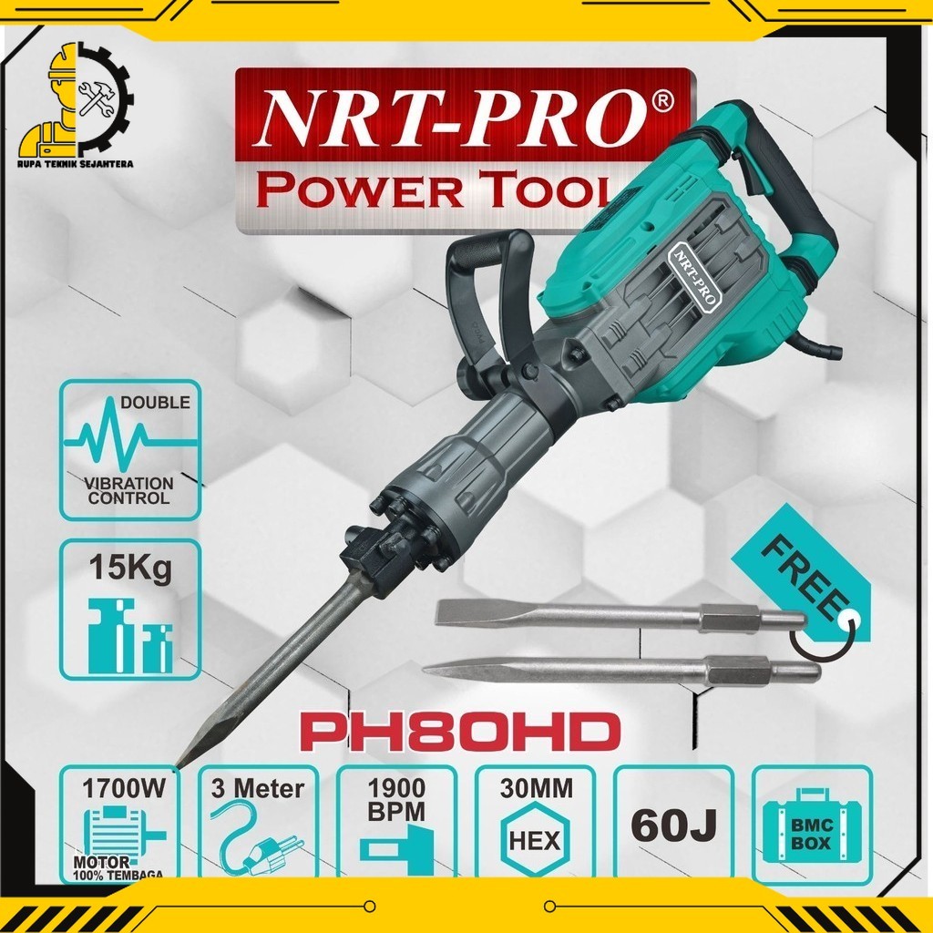 HAMMER DEMOLITION / BOR BOBOK BETON / JACK HAMMER PH 80 HD NRT-PRO