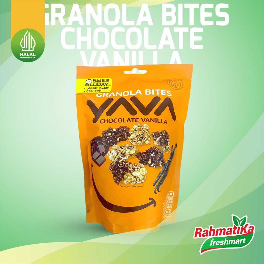 

YAVA Granola Bites Chocolate Vanilla 125 gr