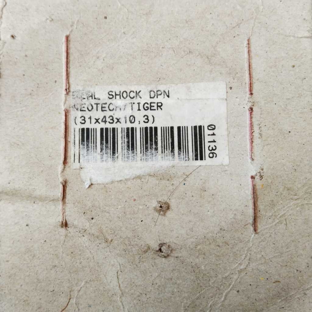 COD/KARET SEAL SHOCK DEPAN MOTOR NEOTECH TIGER ( 31X43X10.3 ) NEW OLD STOCK