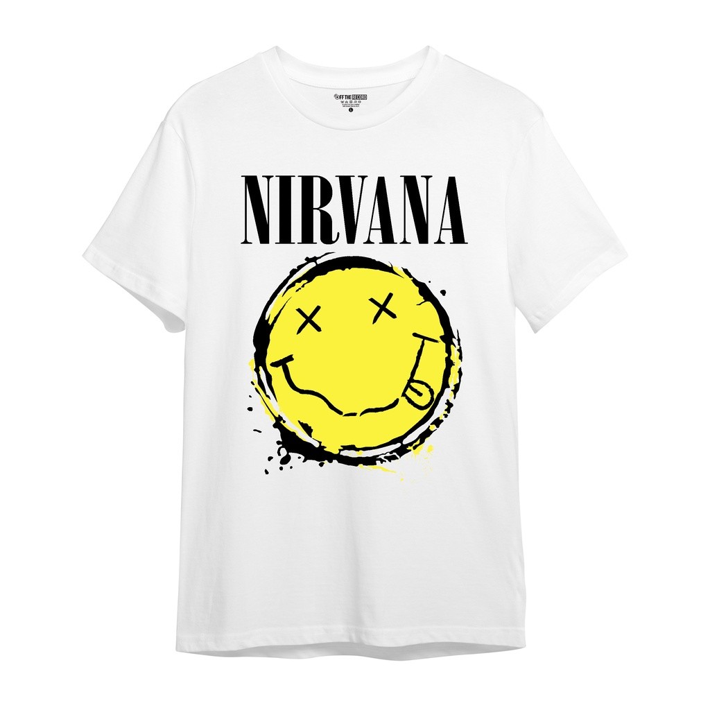 KAOS NIRVANA SMILE LOGO