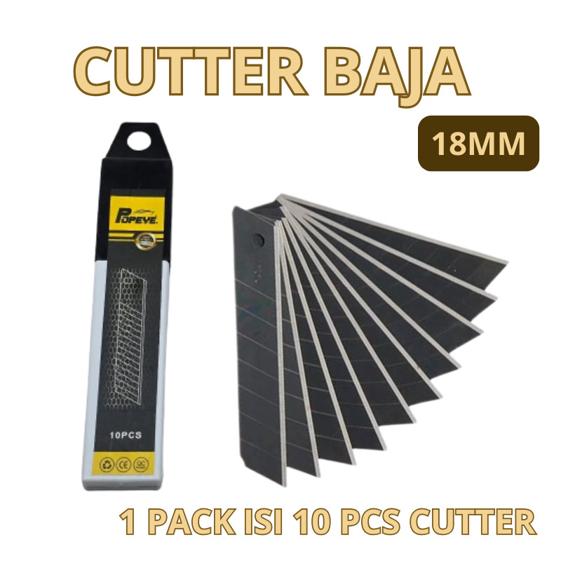 

ADK-G112-ISI 10 PCS REFILL CUTTER BESAR 18mm SK5