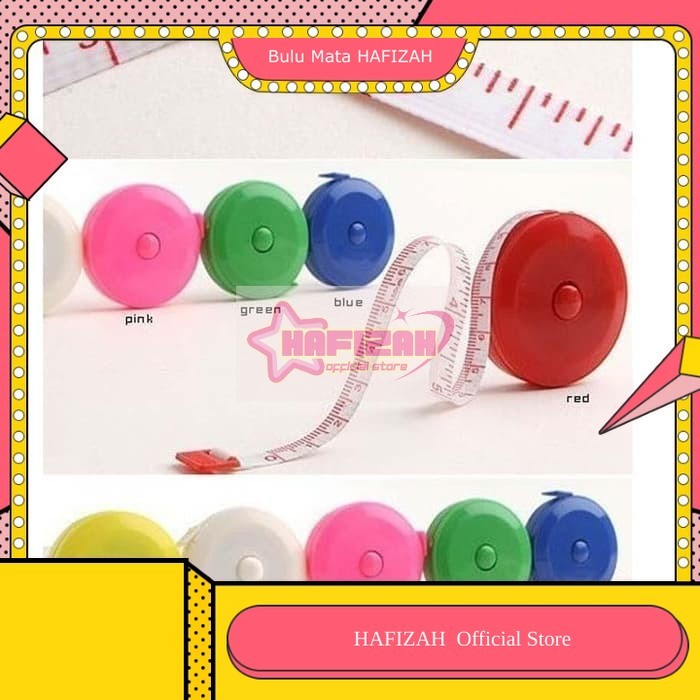 

Hafizah - Meteran Gulung Mini Roll Otomatis Kain Alat Ukur Jahit Baju Badan 1.5M Ukuran Jait Jaitan Meter Souvenir