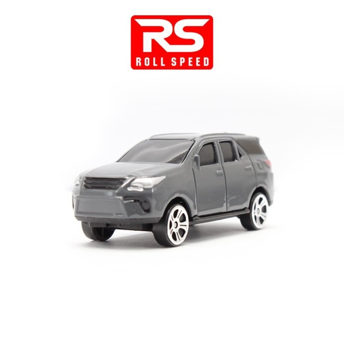 Diecast Metal 1:64 RS Roll Speed Toyota Fortuner Abu-Abu