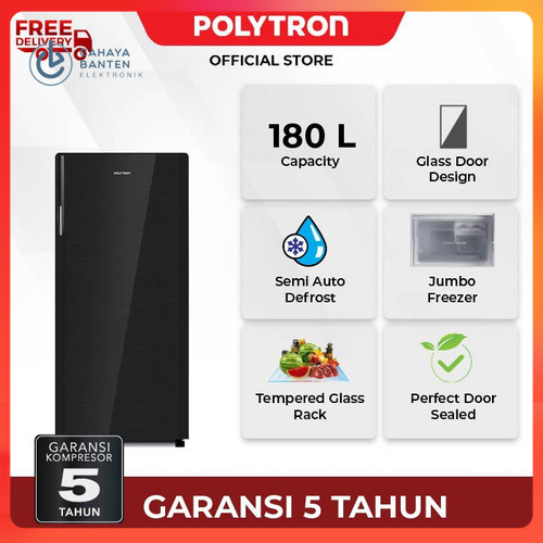 KULKAS POLYTRON 18DMY - 1 PINTU 18 DMY