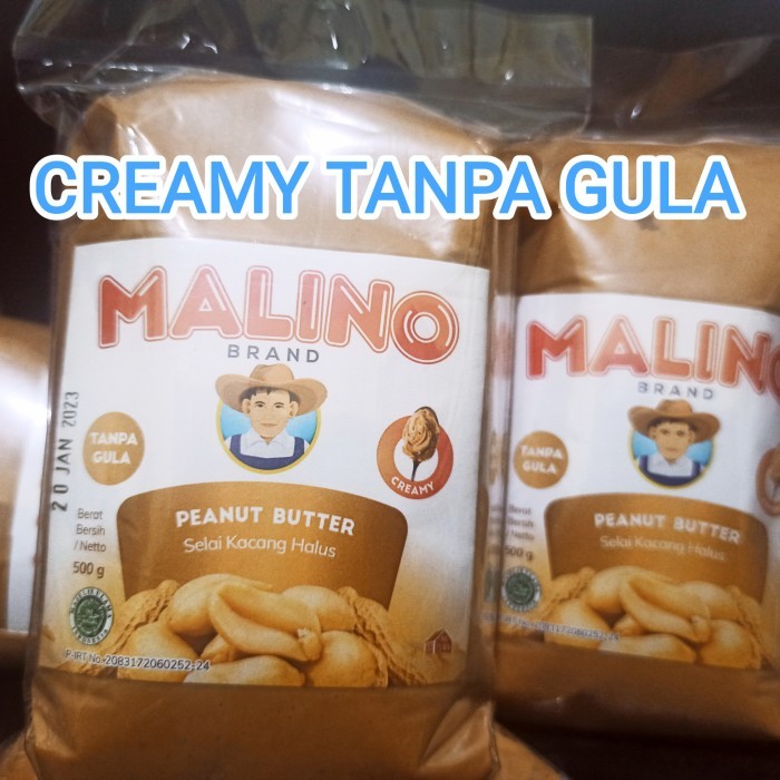 

[New] NO SUGAR Creamy peanut butter/selai kacang halus (TANPA GULA) 500gr