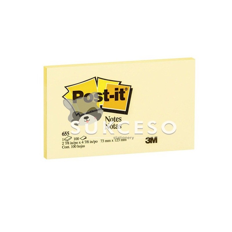 

3M Post It Sticky Notes Memo 655 / Memo Sticky Notes