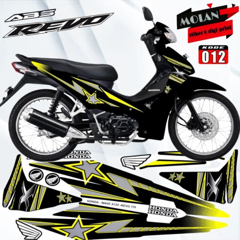 Decal Sticker Striping Variasi Revo Absolute 110 2010-2013 / Revo 110 / Revo Abs / Absolute revo| De