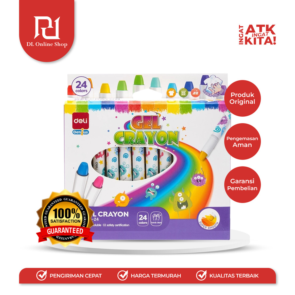 

DELI KRAYON GEL/ GEL CRAYON 24 EC211-24 (1SET)