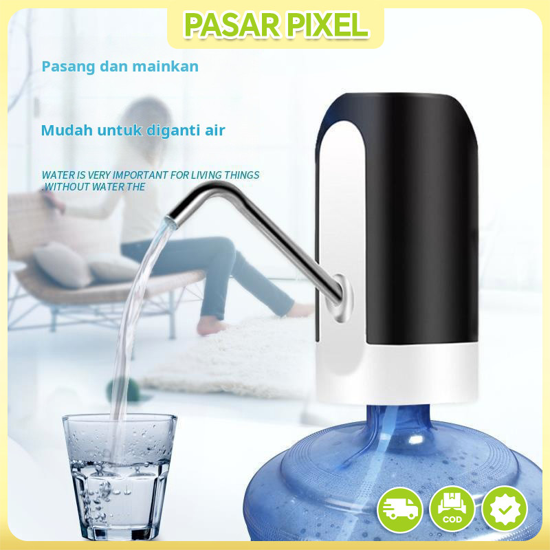 Pompa air minum dalam kemasan dispenser air mineral rumah tangga elektrik tong besar mesin press air