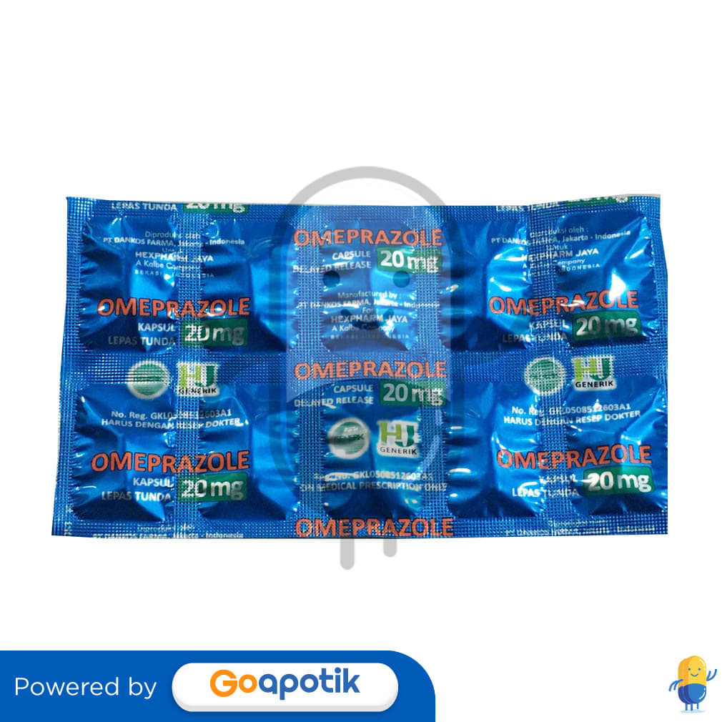 Omeprazole Hexpharm 20 Mg Strip 10 Kapsul