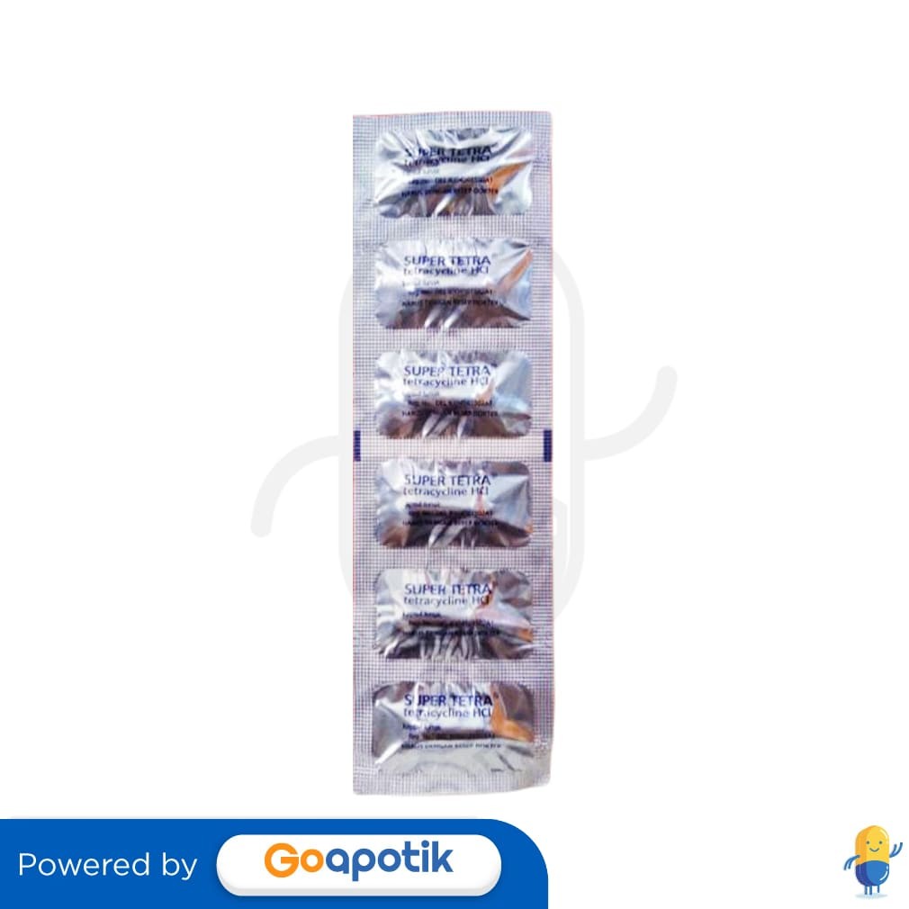 Super Tetra 250 Mg Strip 6 Kapsul