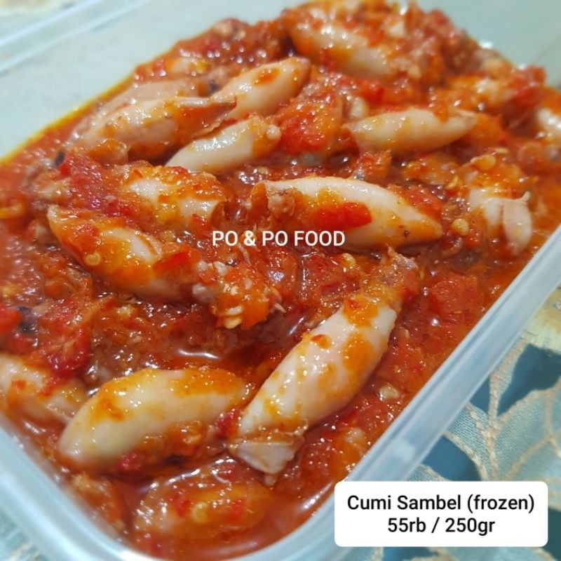

Cumi Sambel 250gr Frozen | Cumi asin | baby cumi | Lauk frozen food praktis tinggal dipanaskan kembali | Lauk pedas | makanan pedas cabe | Sayur masakan rumahan home made |sambal basah Ready to eat makanan siap saji instant food murah enak lezat seafood