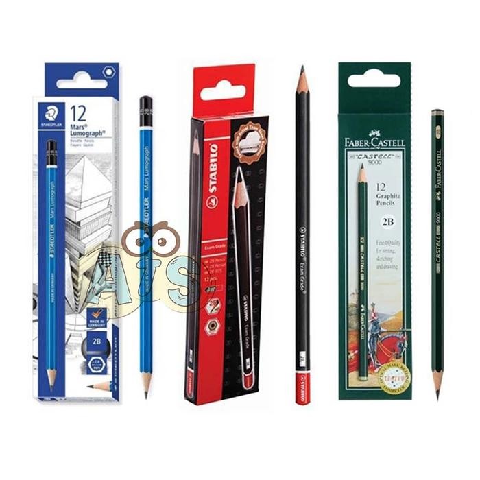 

TERLARIS! Pensil Serut 2B 1 Kotak Isi 12 PCS - Stationery - Agatis