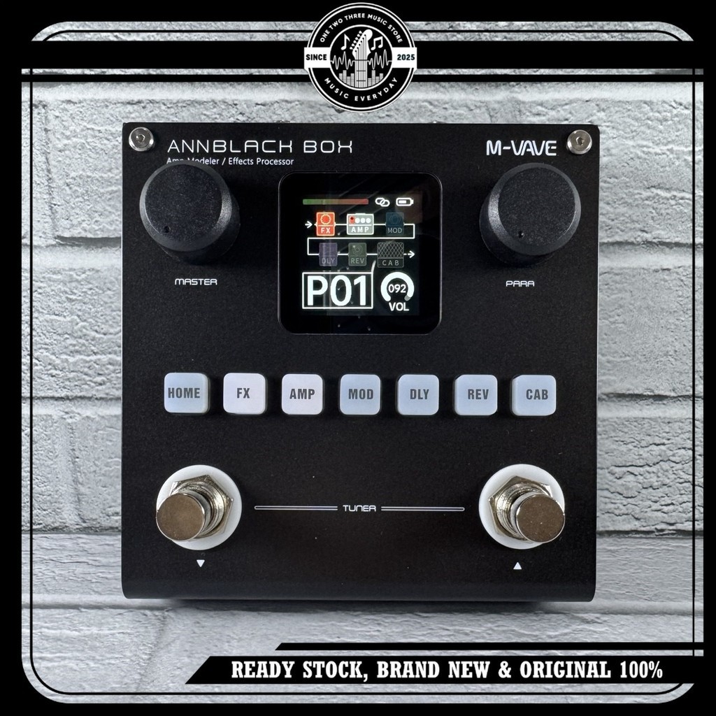 Efek Gitar M-VAVE ANNBLACKBOX AMP Modeler Effects Processor Multi Efek Bluetooth Portable Pedal Elec