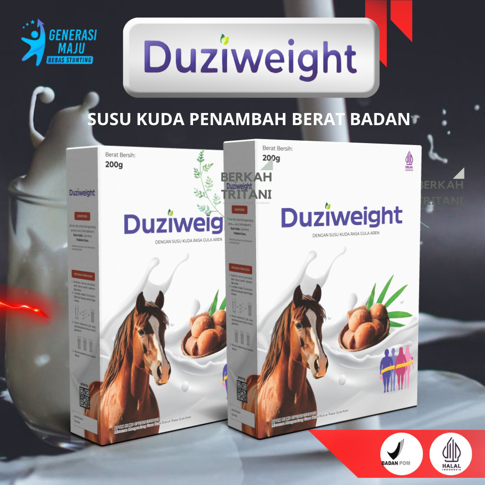 

Duzi Weight - Susu Kuda Penambah Berat Badan 200gr Peningkat Daya Serap Usus