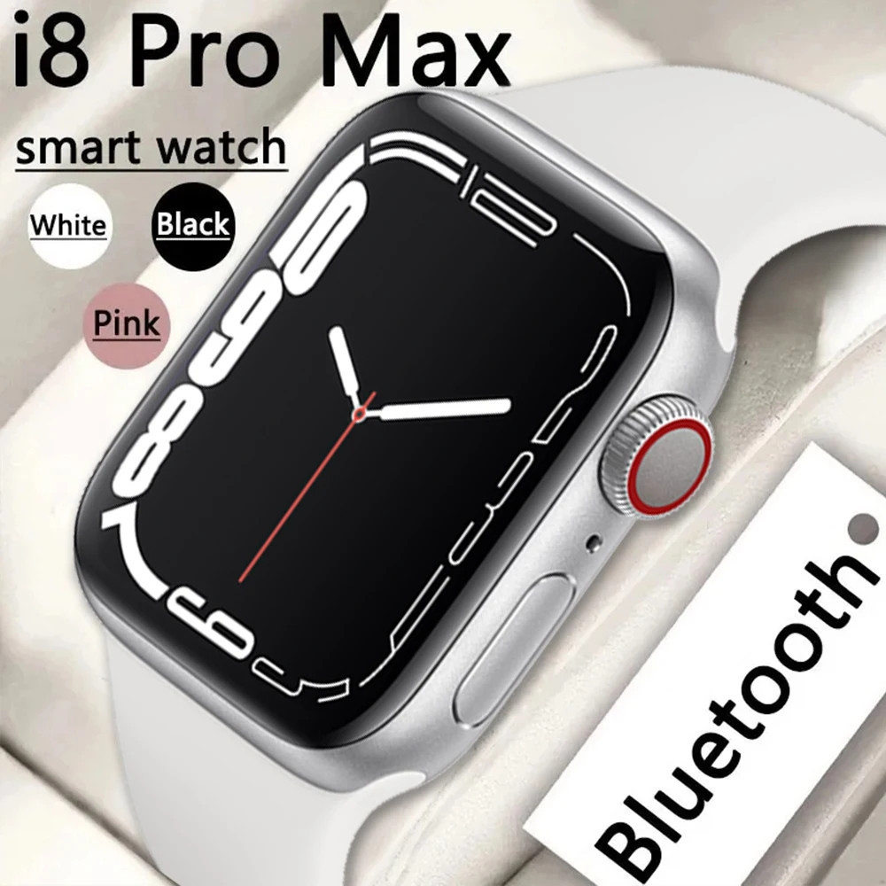 Smart Watch I8 Pro Max Metal Strap Sport Fitness Tracker Custom Dial Smartwatch Men Women Gift For A