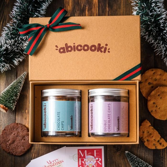 

dijual_Hampers Cookies ABICOOKI - gift hampers snack kue kering coklat murah - Christmas