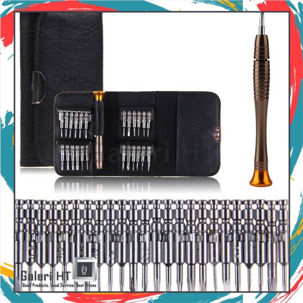 

Obeng Reparasi Torx Set 25 in 1 4/5/6/6 Plus - JN00021 Taffware