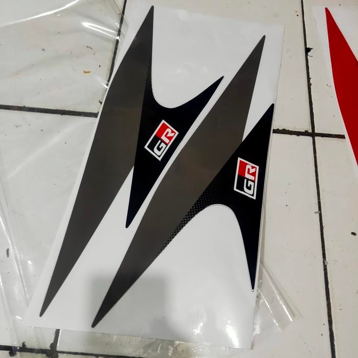 READY stiker Agya GR sport stiker fender mobil agya - Merah SIAP KIRIM