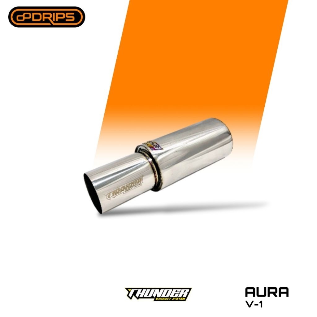 KNALPOT MOBIL THUNDER EXHAUST SYSTEM AURA V-1 SSS