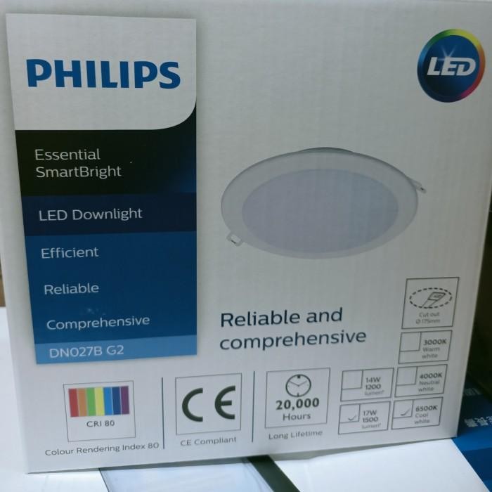lampu Down light Led panel Dn027B G2 17 watt philips