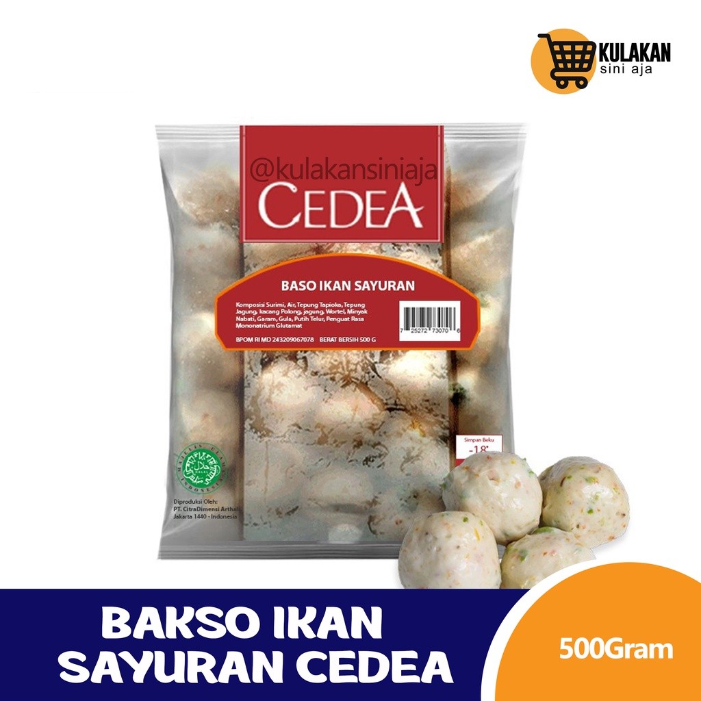 

Cedea Bakso Ikan Sayuran- ARDABA FROZEN