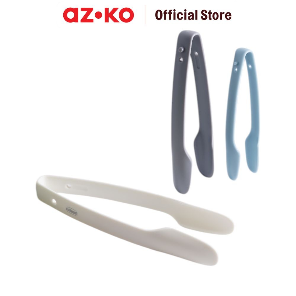 AZKO Culinart Glie Set 3 Pcs Penjepit Makanan Plastik Capitan Makanan Serbaguna Tahan Panas Alat Pen