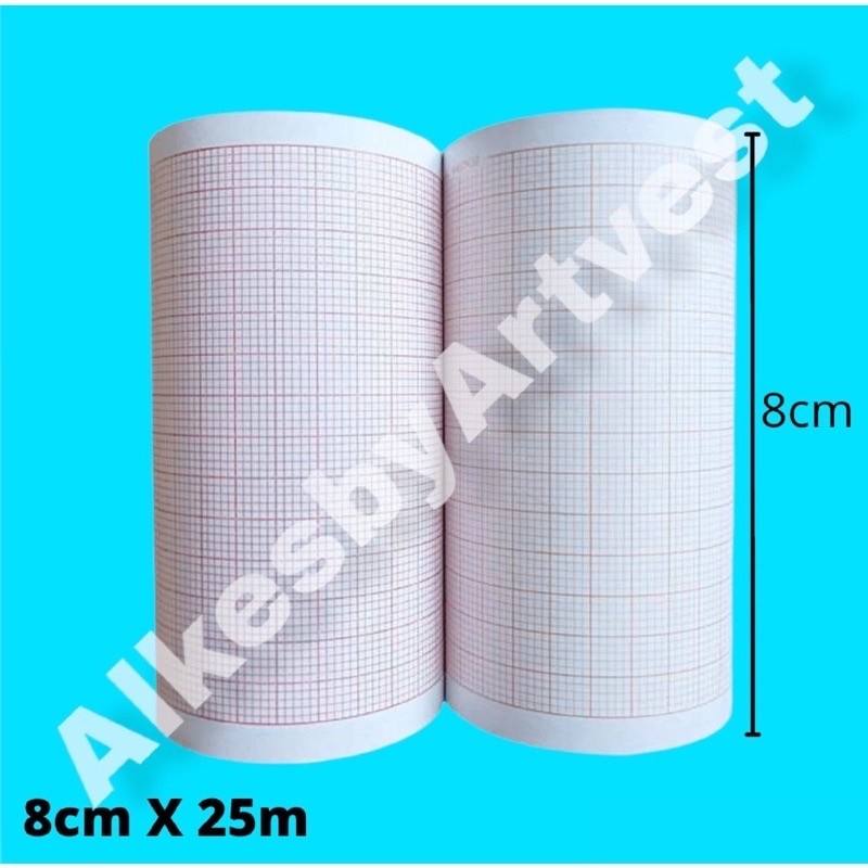 

Kertas Ecg/Ekg Roll 80mm X 25m