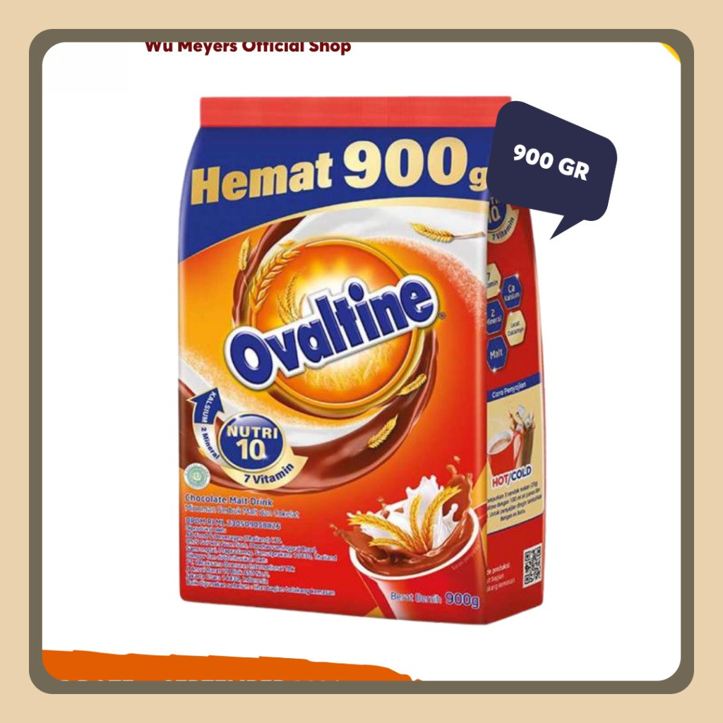 

Ovaltine Classic Susu Bubuk Coklat 900 Gr