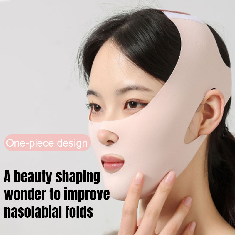 [COD]Facial Slimming Bandage Shaping Lifting V Face Mask Thin Double Chin Bandage Mask Mulus Masker 