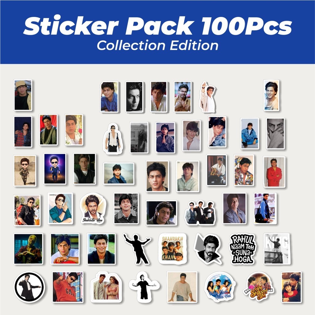 

Hot Stiker Shah Rukh Khan Lucu Anti Air Stikers Berperekat Waterproof Sticker Decal Buat Motor Helm Buku Journal Koper Casing HP Laptop Botol Minum