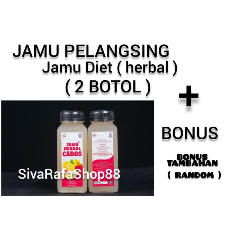 ( 2 BOTOL ) BPOM JAMU CADOSLIMANDFIT ( JAMU HERBAL CADOS ) DOUBLE STRONG JAMU HERBAL CADOS AMPUH UNT