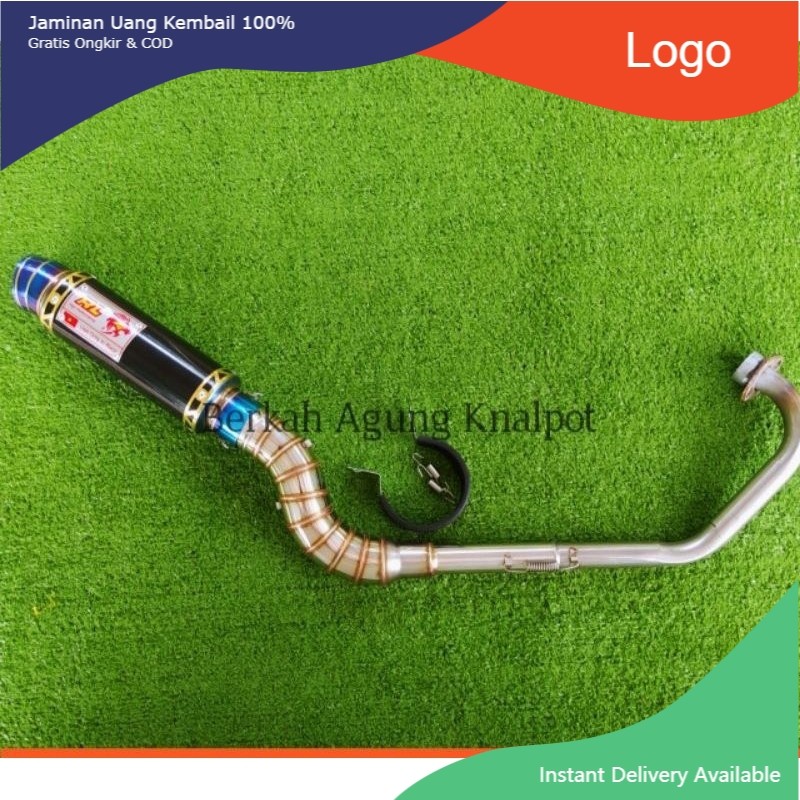 RED LEO RACING EXHAUST OPEN FOR Y15ZR LC135 Y15