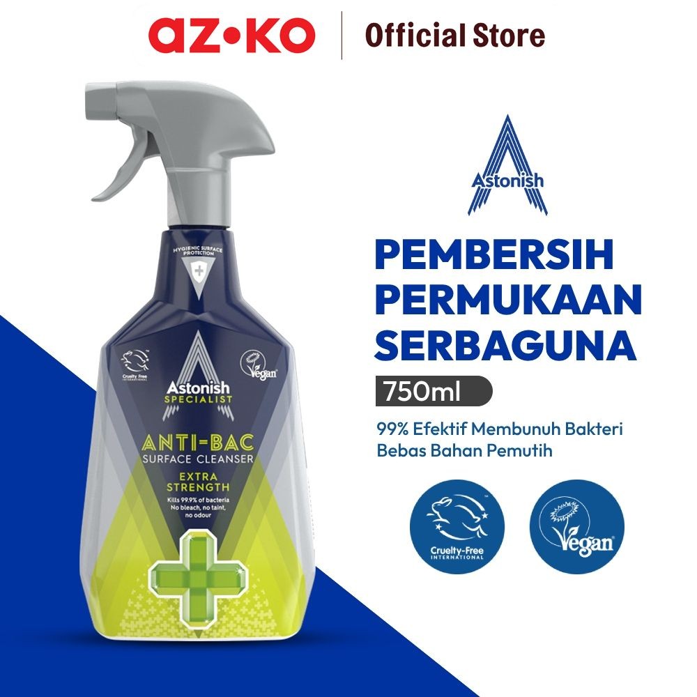 AZKO Astonish Pembersih Perabotan Dapur Anti Bakteri Premium 750 ml Anti Bakterial Liquid Cleaner Pe