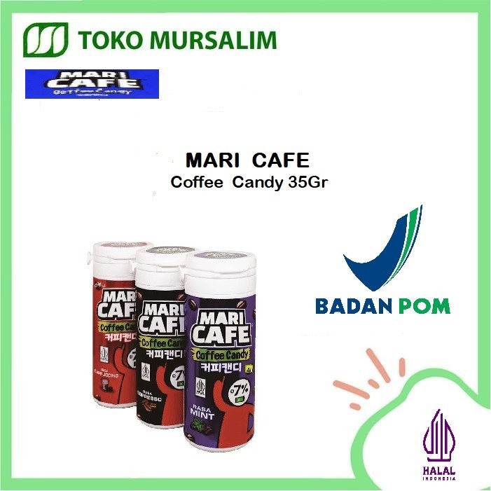 

Mari Cafe Coffee Candy 35Gr-Permen Aroma kopi Praktis