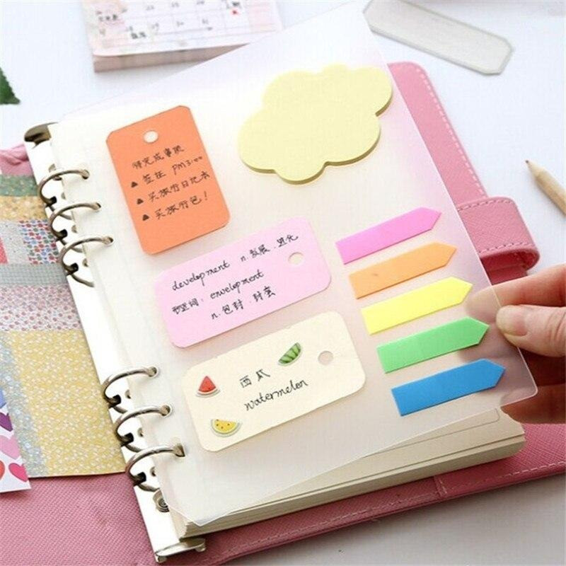 

2pcs/lot A5 A6 Binder Divider Board for Loose-leaf Notebook Agenda Dustproof PP Board Cover Index Divider Stationery Accessories