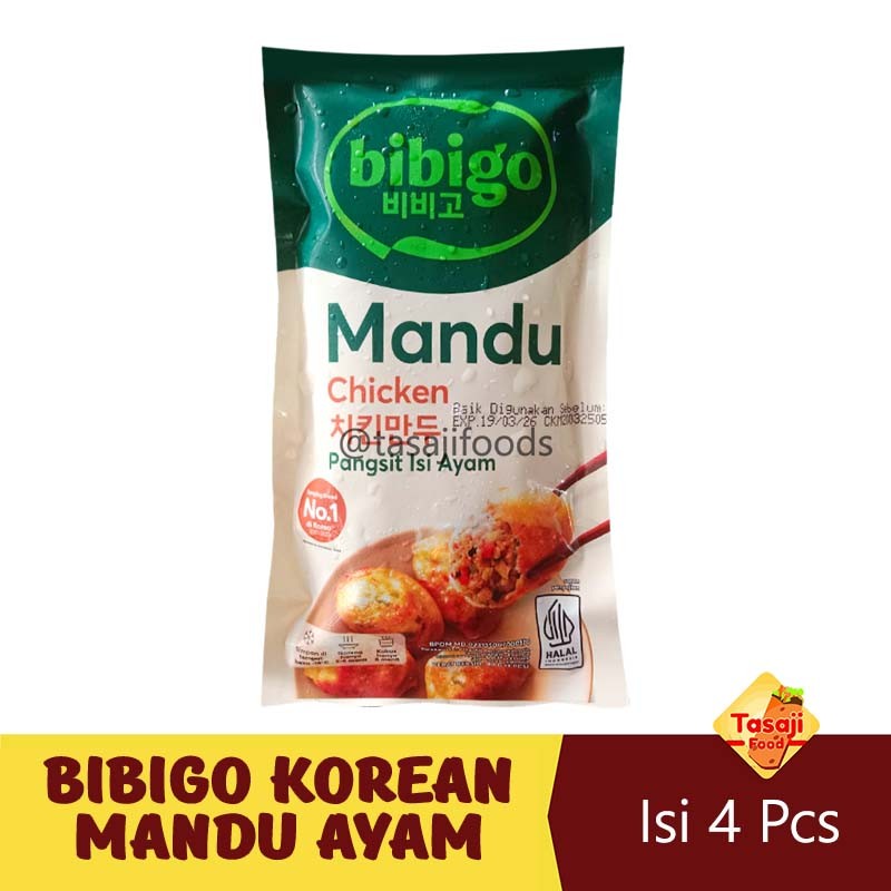 

Bibigo Korean Mandu Original Pangsit Isi Ayam Isi 4 Pcs