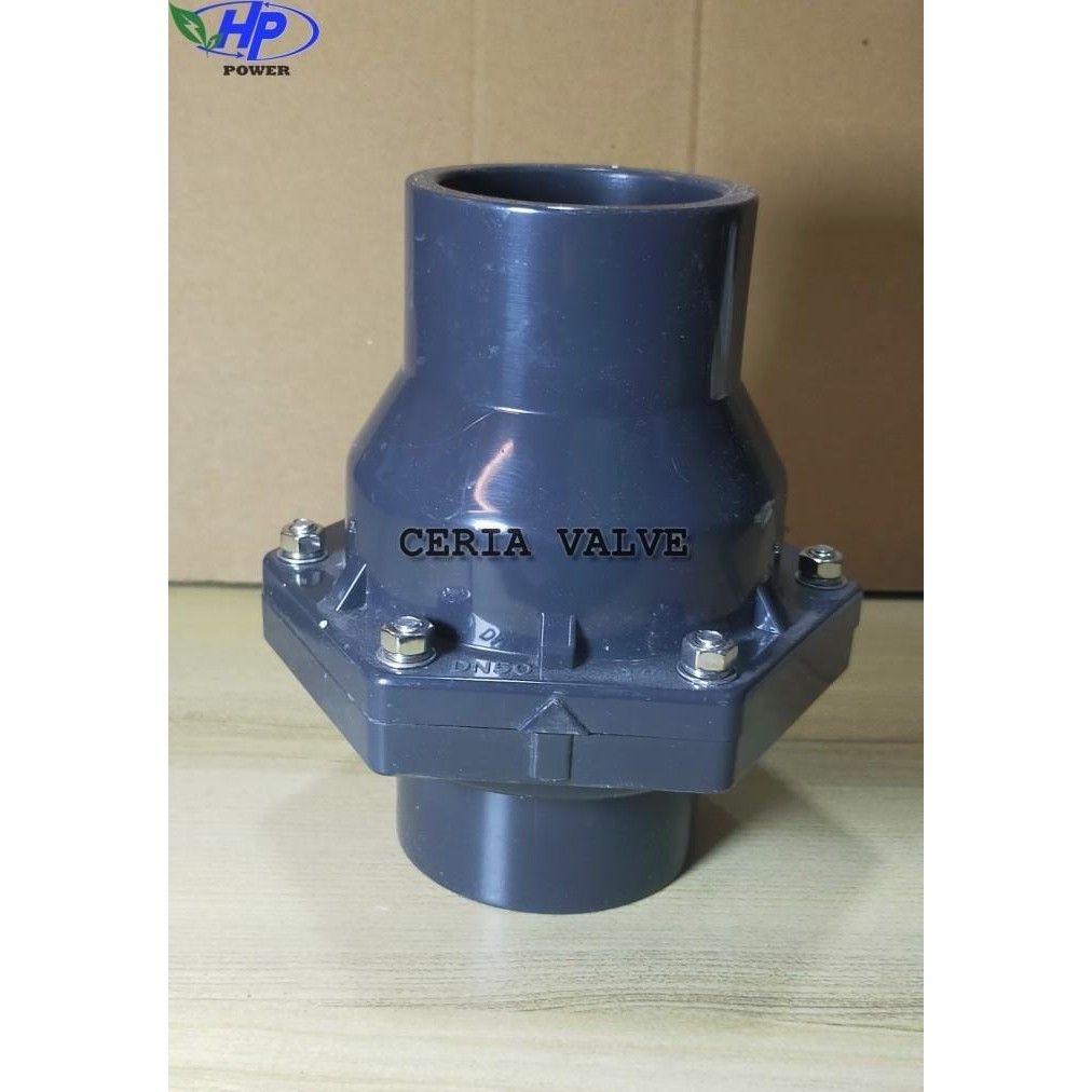 Swing Check Valve PVC 2'' inchi / Klep Tabok PVC 2''