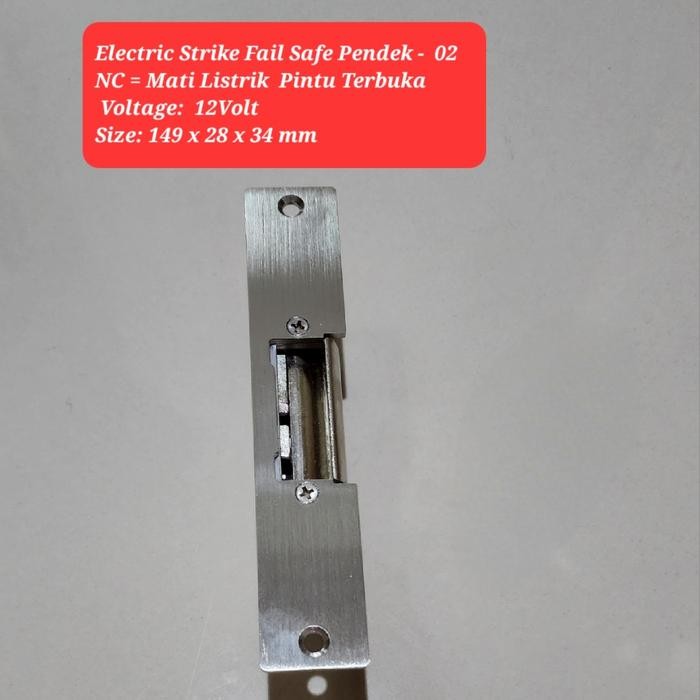 

Electric Strike Lock Fail Safe NC | Door Strike Lock Fail Safe NC - Pendek Sale