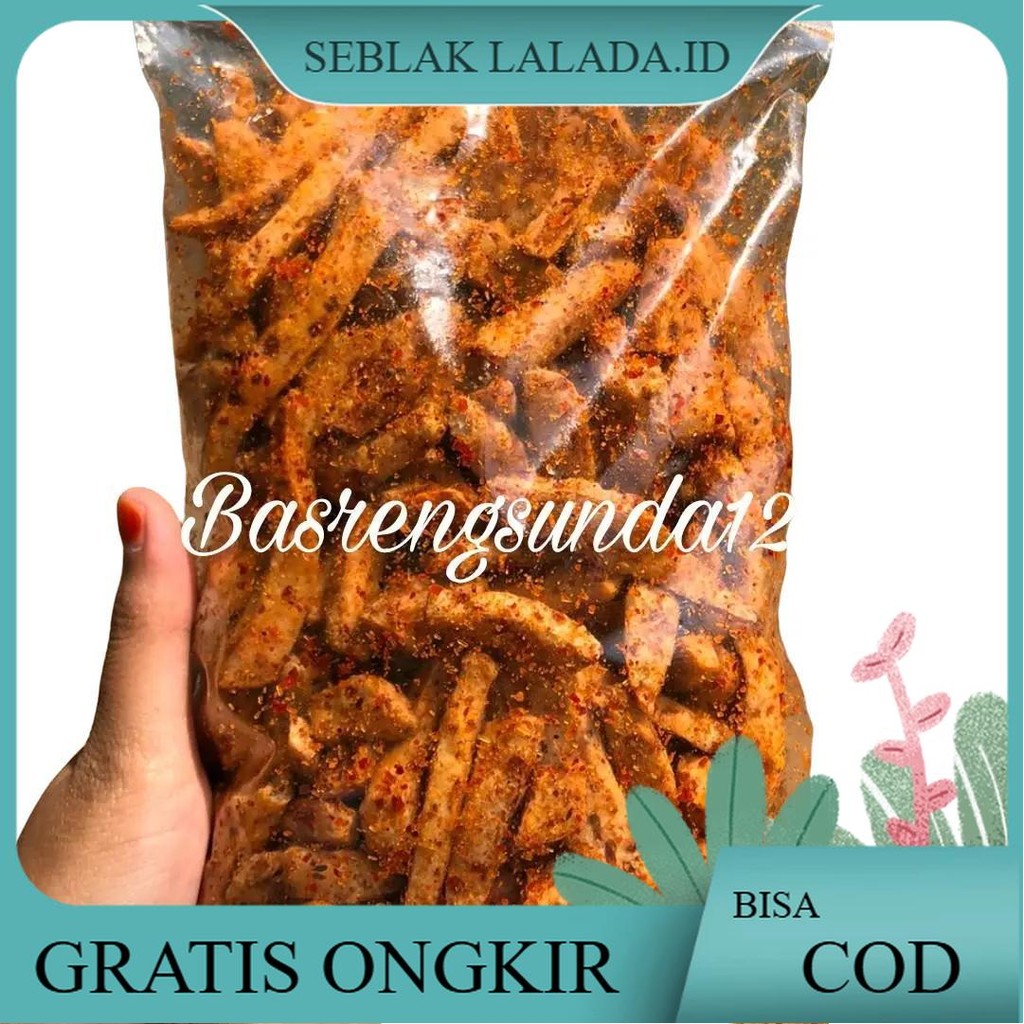

Basreng Pedas Daun Jeruk Isi 200 Gram - Cemilan Instan Goreng Snacks