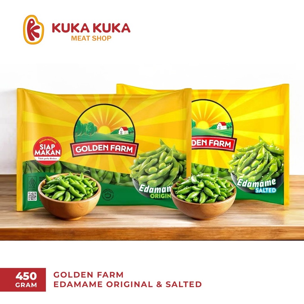 

Kuka - Edamame Kacang Kedelai Jepang Salted Frozen/Original Frozen