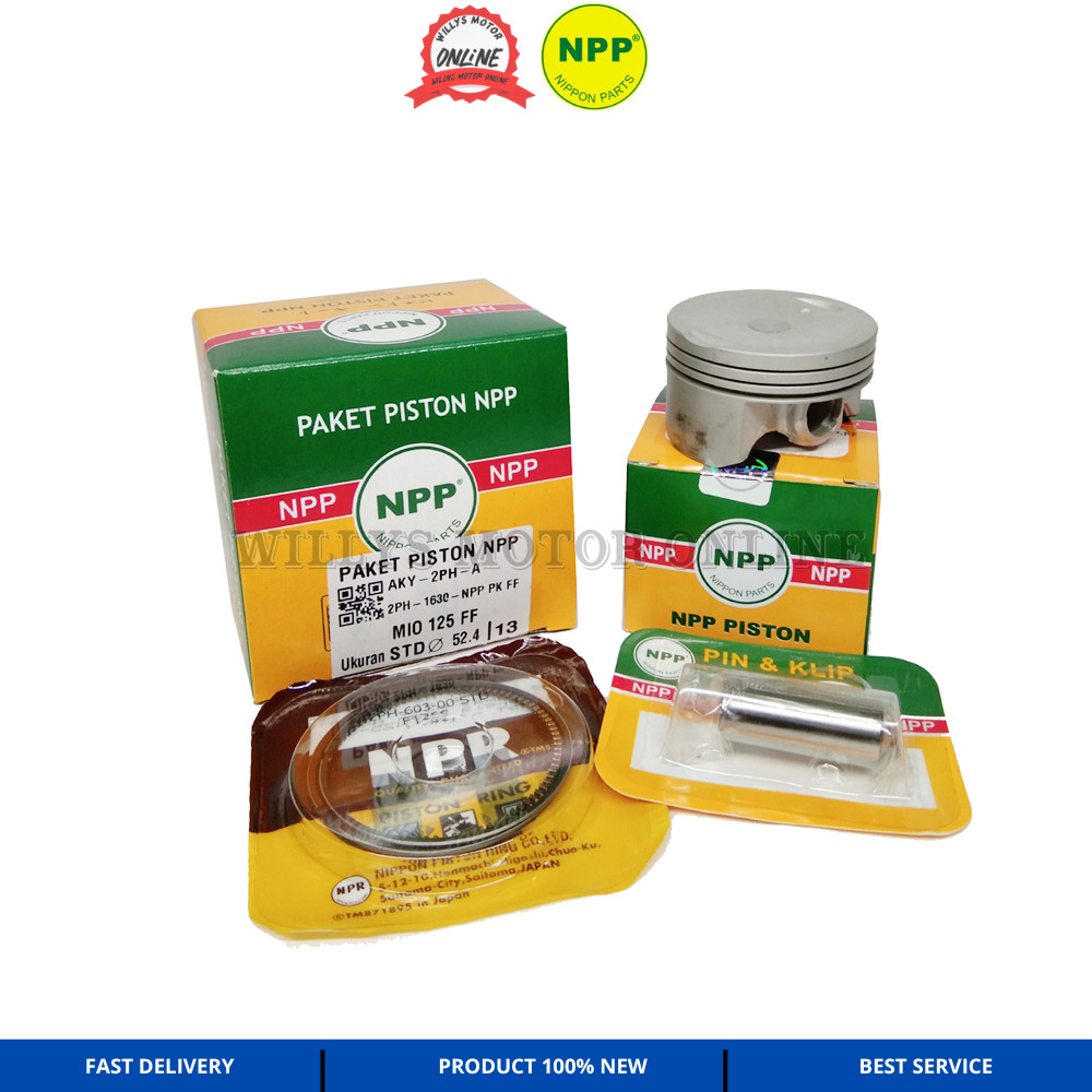 Piston Kit MIO M3 125 NPP STD 50 100 SEHER MIO M3