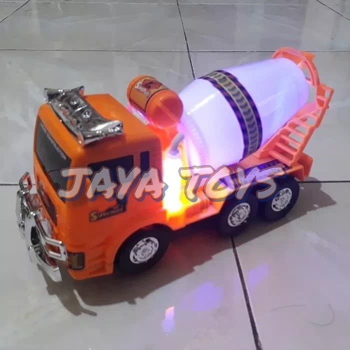 Truk Molen Mainan Anak – Baterai, Musik & Lampu LED