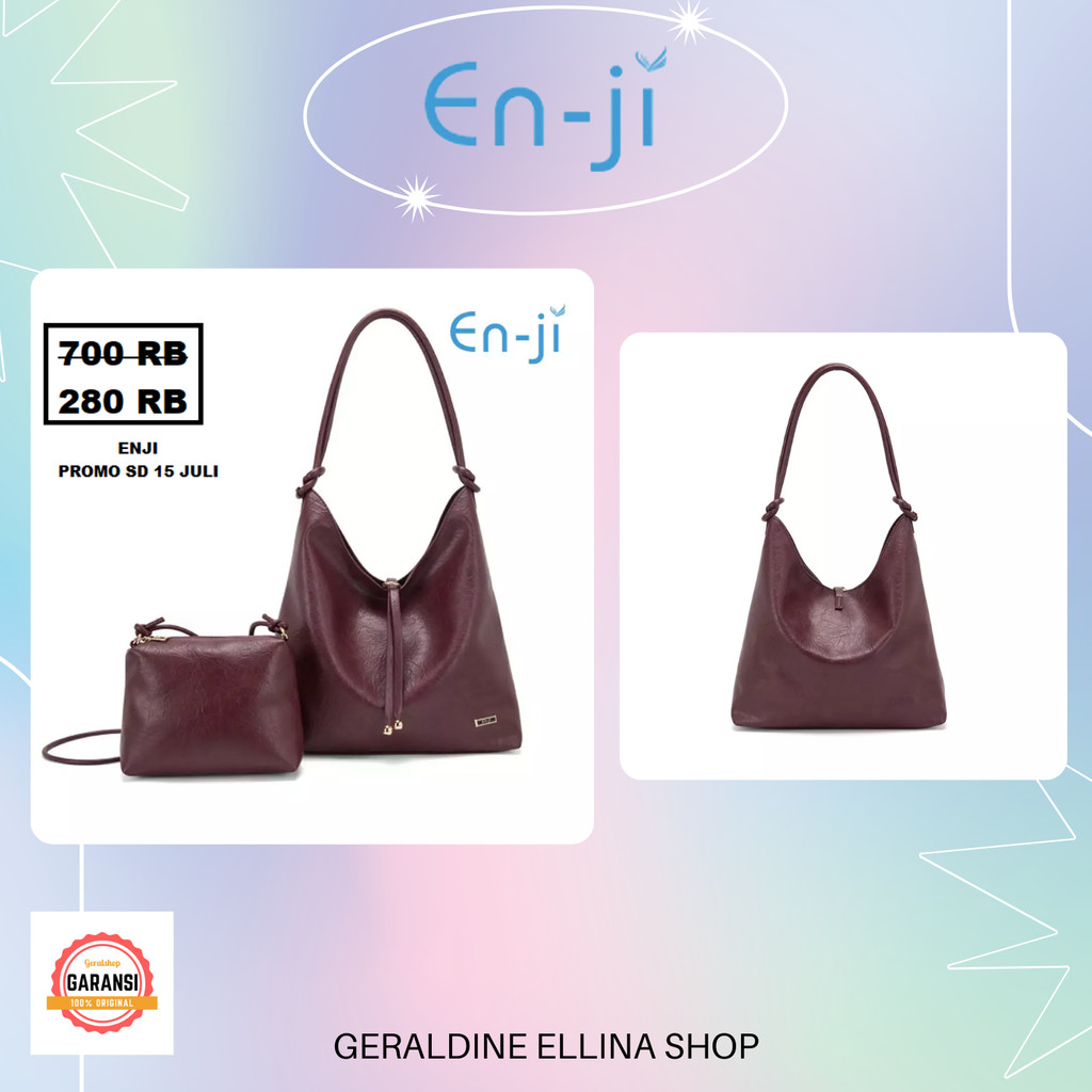 Tas ENJI Wanita  ORIGINAL SALE shoulder bag seri MONSA