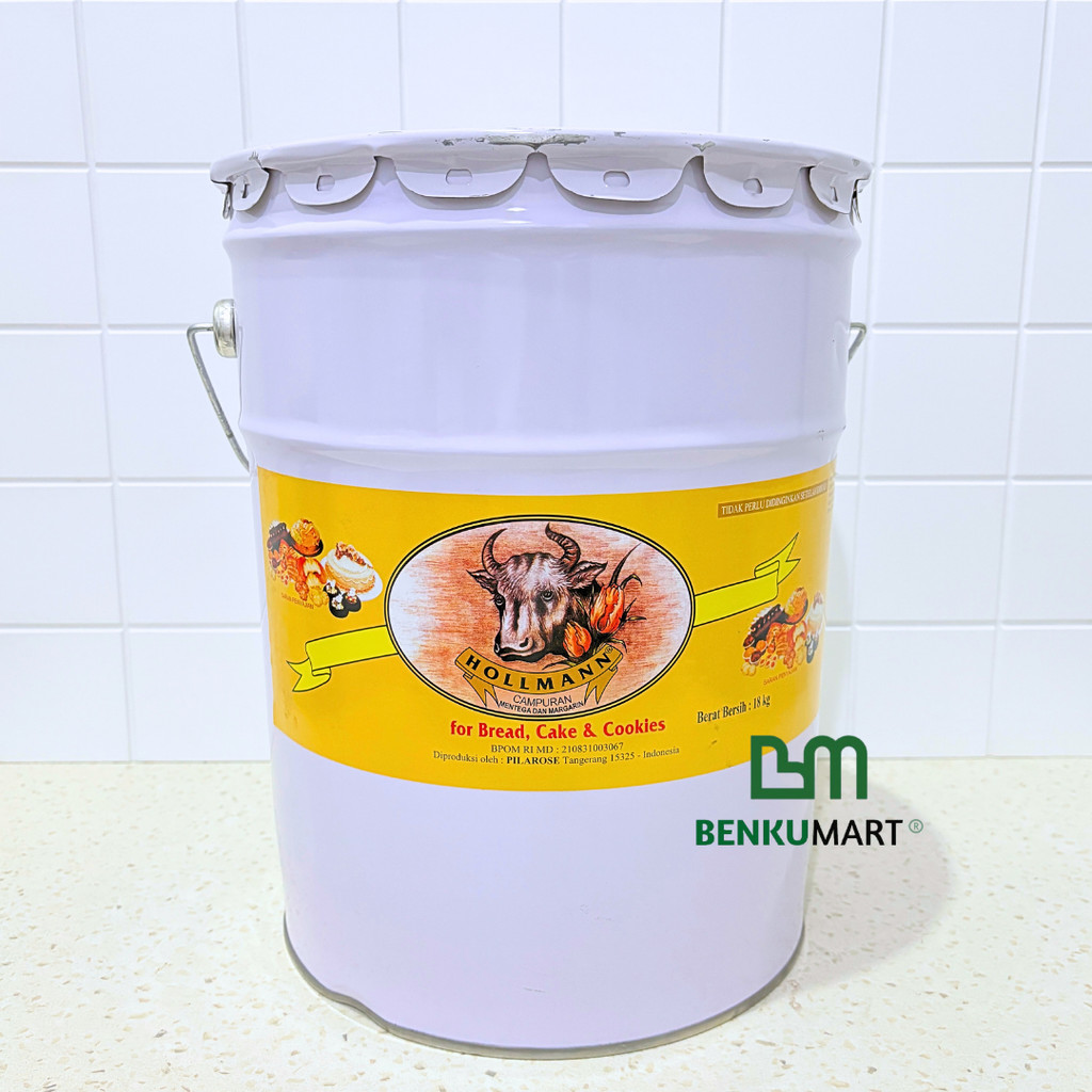 

Hollmann Butter (18 Kg) | Mentega Margarin Hollman | BUTTER Holman 18 kilo gram Pail Ember Kaleng