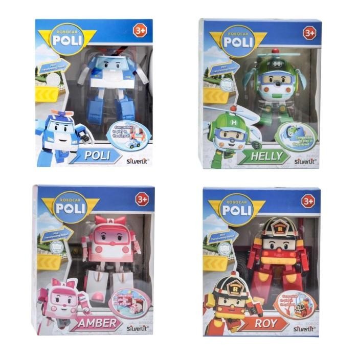 Robocar Poli Mini Transforming Robot Original by Silverlit - Amber