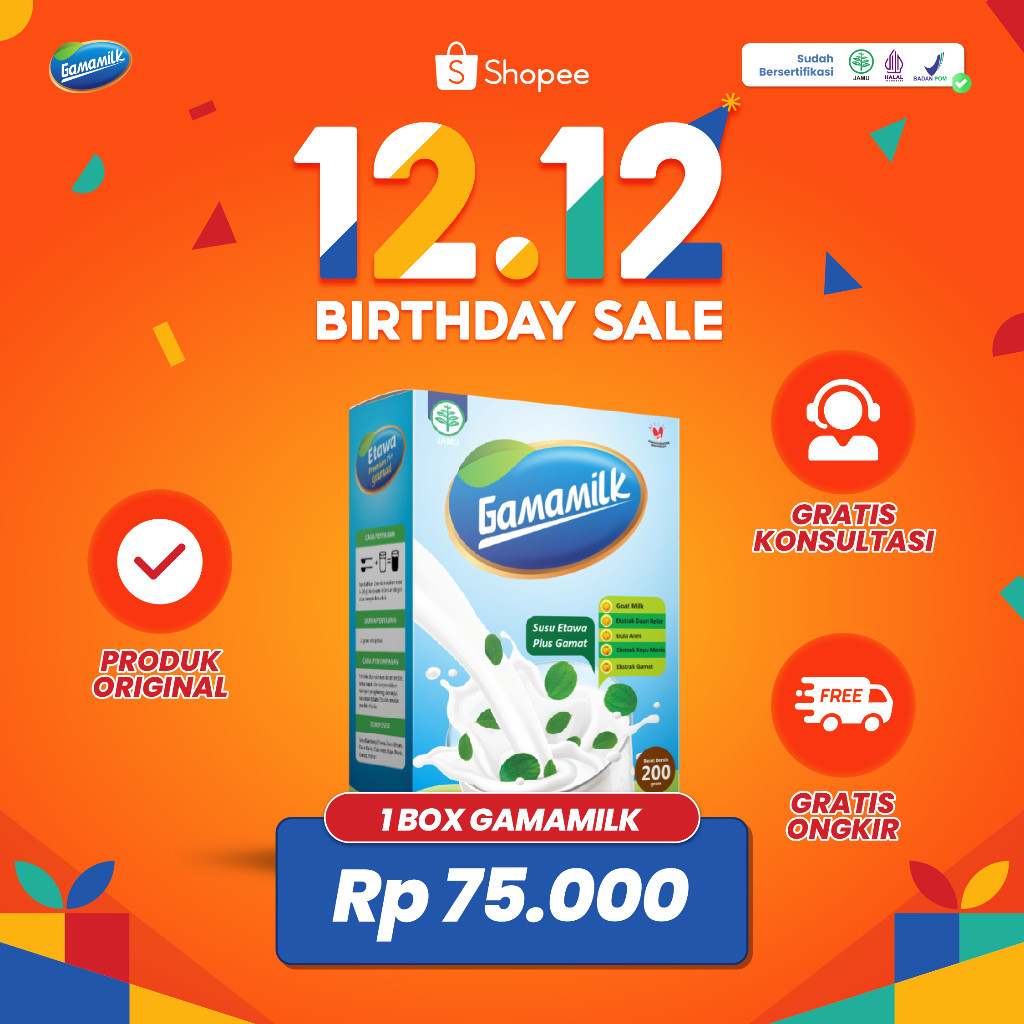 

GAMAMILK Susu Etawa Plus Ekstrak Gamat - Garansi Produk Asli