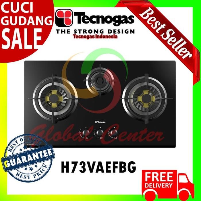 Tecnogas Kompor Tanam Gas 3 Tungku H73VAEFBG